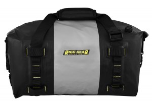 Photo showing Hurricane 40L Dry Duffle bag on white background - front view